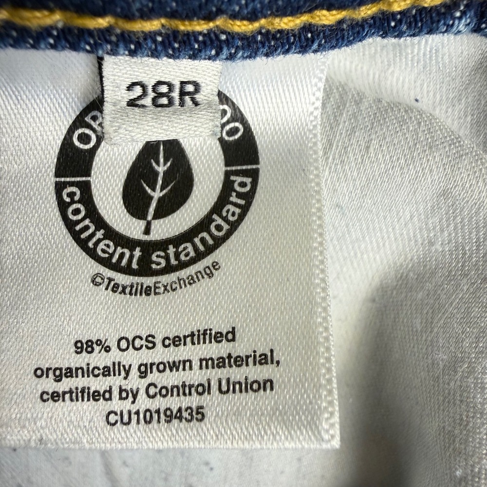 Everlane The Way-High Curve Jeans Organic Cotton Barrel Leg 28R *note faint spot - Picture 5 of 10